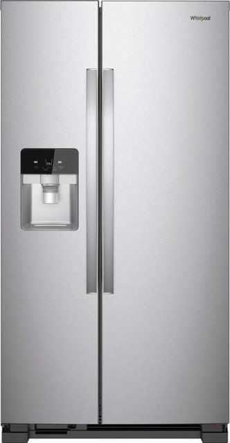 Whirlpool® 21.4 Cu. Ft. Side-by-Side Refrigerator-Fingerprint Resistant Stainless Steel 1