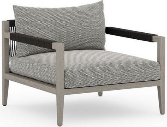Four Hands Sherwood Faye Ash/Weathered Grey Outdoor Chair