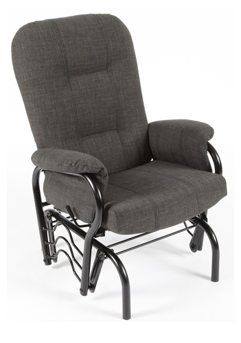 dark grey glider chair