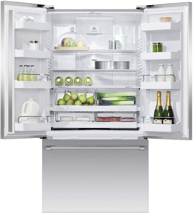Fisher & Paykel Series 7 20.1 Cu. Ft. Stainless Steel French Door Refrigerator-1