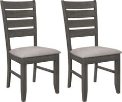 Coaster® Dalilla 2-Piece Dark Grey Side Chairs