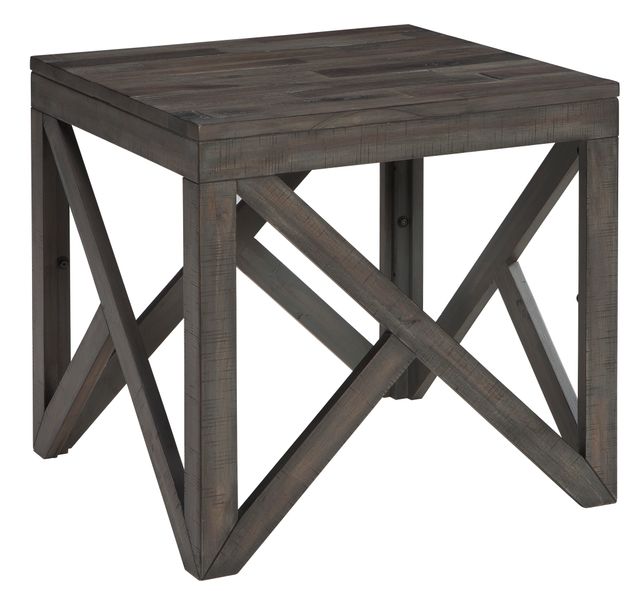 Signature Design by Ashley® Haroflyn Gray Square End Table 0