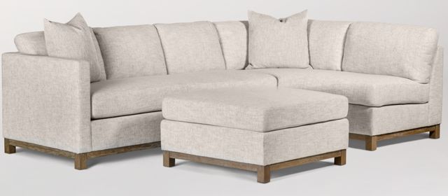 Alder & Tweed Furniture Company Right Facing Clayton Sectional With Ottoman-0