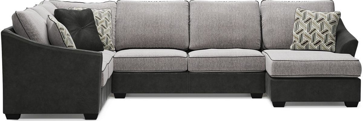 Signature Design by Ashley® Bilgray Pewter 3-Piece Sectional