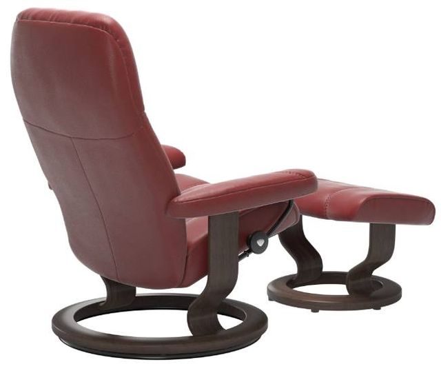 Stressless® by Ekornes® Consul Medium Classic Base Chair and Ottoman 3