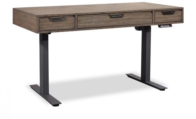 Aspenhome® Harper Point Fossil Adjustable Desk with Top-0