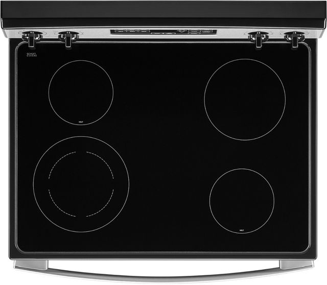 Amana® 30" Black on Stainless Free Standing Electric Range 7