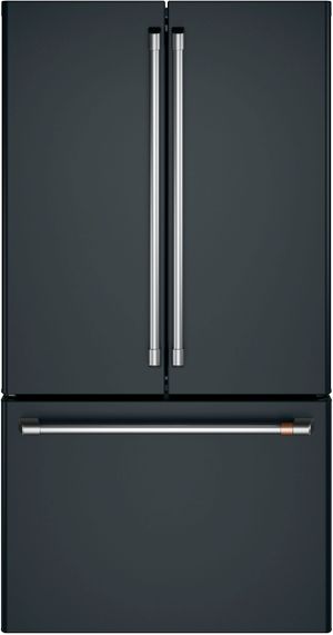 Café™ 23.1 Cu. Ft. Matte Black Counter Depth French Door Refrigerator