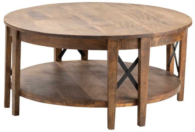 Crestview Collection Sutton Brown Cocktail Table-0