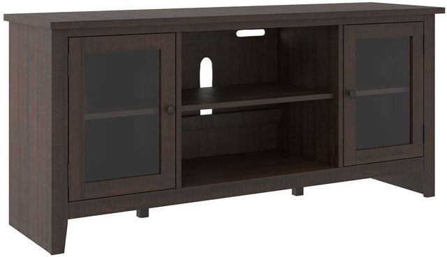 Signature Design by Ashley® Camiburg Warm Brown Large TV Stand with Fireplace Option-0
