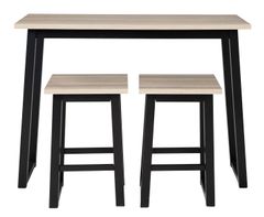 Signature Design by Ashley® Waylowe 3-Piece Two-tone Counter Height Dining Table Set