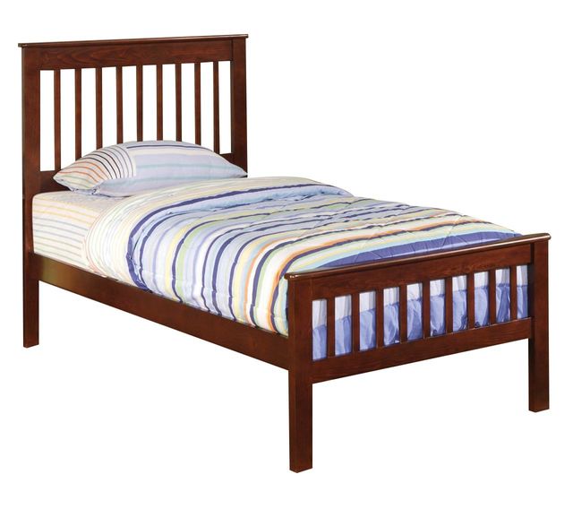 Coaster® Parker Warm Chestnut Twin Bed 0