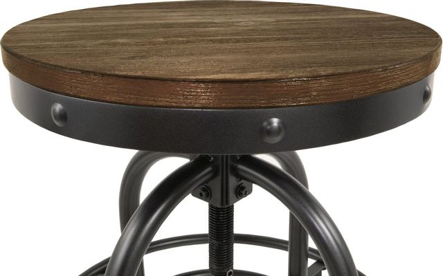 Signature Design by Ashley® Pinnadel Black Counter Height Stool 4
