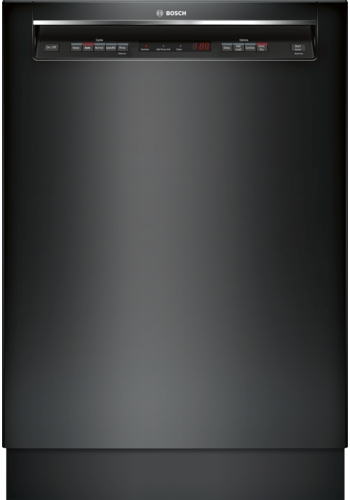 Bosch 300 Series 24" Black Built In Dishwasher