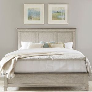 Liberty Ivy Hollow Weathered Linen/Dusty Taupe King Panel Bed