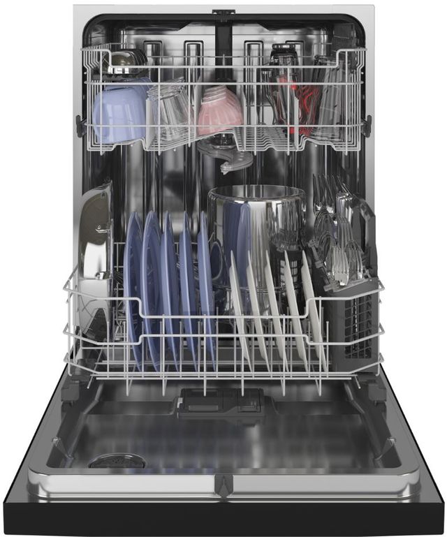 GE® 24" Black Built In Dishwasher 2