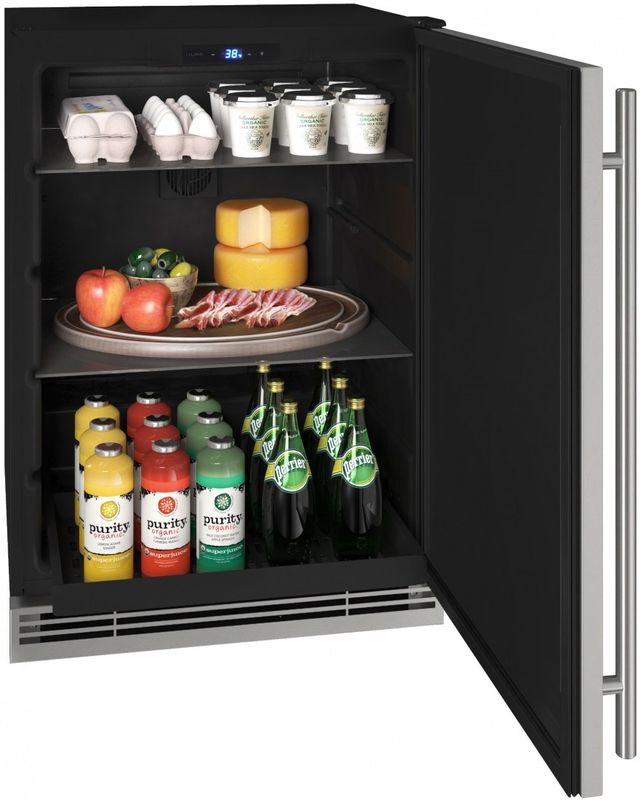 U-Line® 1 Class 24" Stainless Solid Beverage Center 16