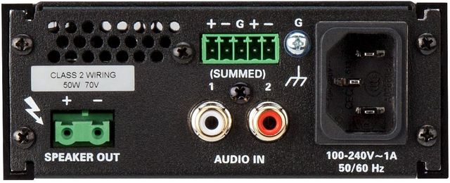 Crestron® AMP-150-70 Single-Channel Modular Power Amplifier 1