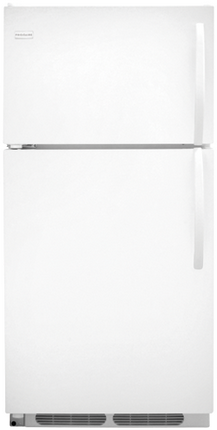 Frigidaire 15 Cu. Ft. Top Freezer Refrigerator-White | The Appliance Store