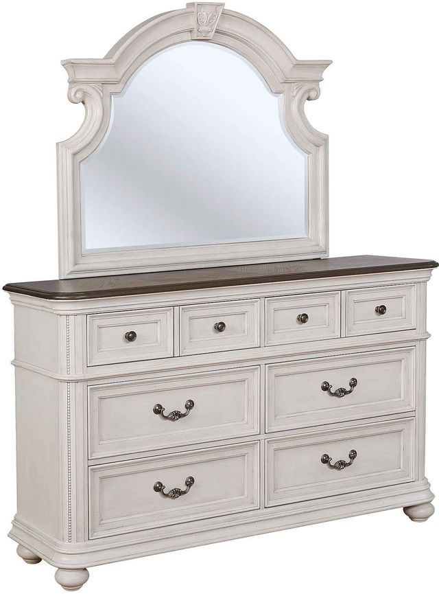 Avalon Furniture B162 White Mirror-1