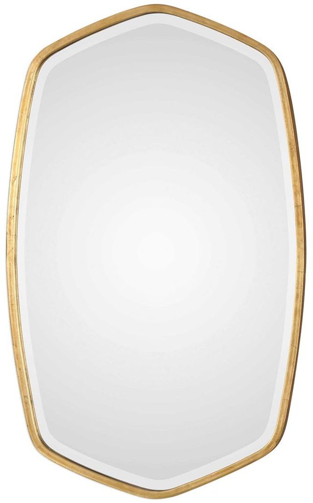 Uttermost® by David Frisch Duronia Antiqued Gold Mirror-0