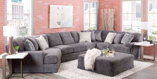 Jackson Furniture Mammoth 3-Piece Smoke Sectional Sofa 2