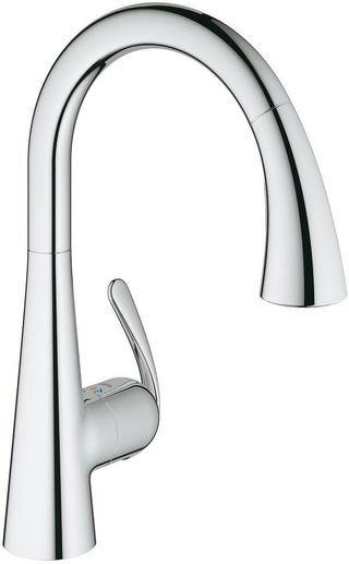 Grohe Ladylux StarLight Chrome Single-Handle Kitchen Faucet
