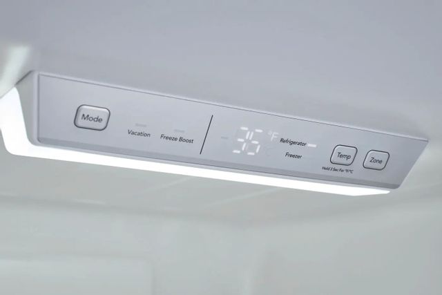 Frigidaire® 11.5 Cu. Ft. Brushed Steel Counter Depth Bottom Freezer Refrigerator 5