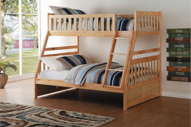 Homelegance® Bartly Natural Pine Twin/Full Bunk Bed