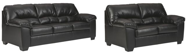 Benchcraft® Brazoria 2-Piece Black Living Room Set