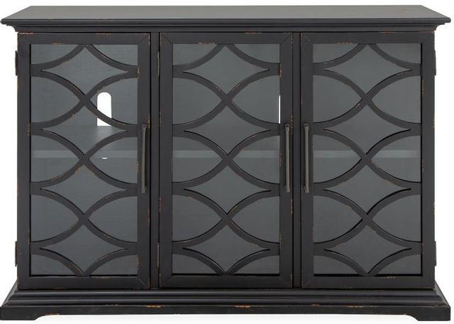 Magnussen Home® Mosaic Weathered Ebony 3 Door Console 1
