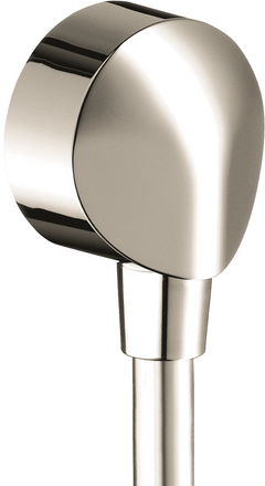 Hansgrohe FixFit Polished Nickel Wall Outlet with Check Valves