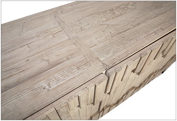 Dovetail Furniture Mabini Grey White Sideboard 2
