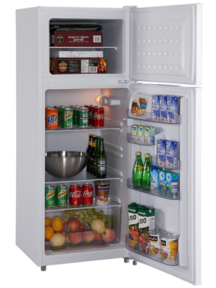 Epic® 7.5 Cu. Ft. White Top Freezer Refrigerator 2