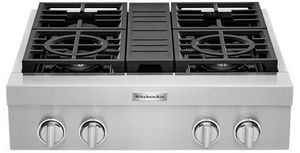 KitchenAid® 30" Stainless Steel Gas Rangetop