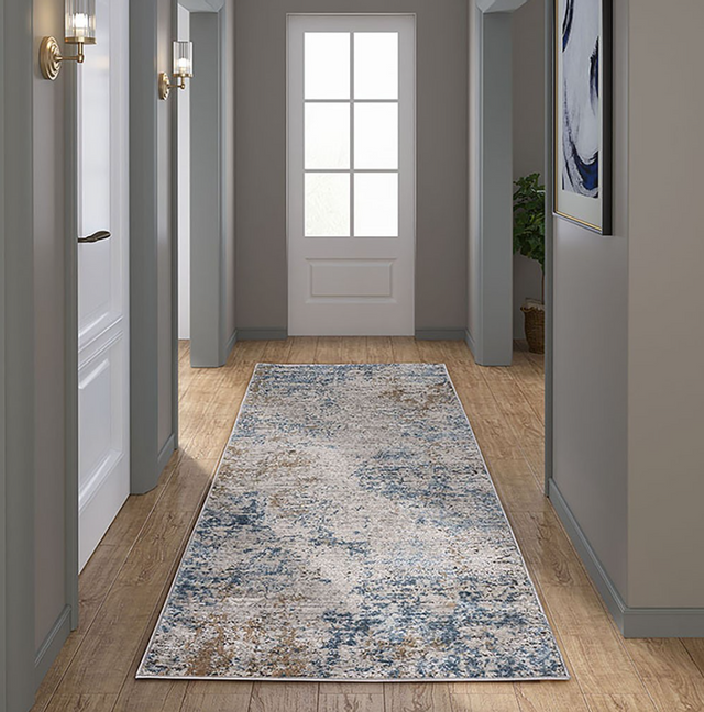 Olliix by Madison Park Newport Multi Runner Abstract Area Rug-2