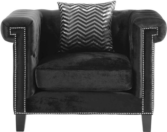 Coaster® Reventlow 3 Piece Black Living Room Set 8