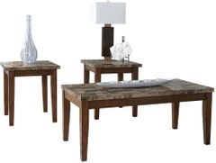 Mill Street® Theo 3-Piece Warm Brown Occasional Table Set 