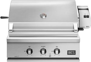 FLOOR MODEL DCS Series 7 30" Brushed Stainless Steel Traditional Built In Grill