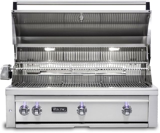 Viking® 5 Series 42" Stainless Steel Built In Natural Gas Grill 7