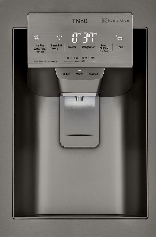 LG 23.5 Cu. Ft. PrintProof™ Stainless Steel Counter Depth French Door Refrigerator 8