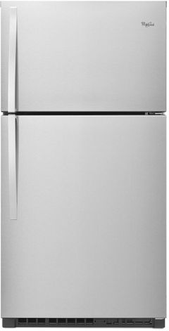 Whirlpool® 21.3 Cu. Ft. Top Freezer Refrigerator-Monochromatic Stainless Steel-WRT541SZDM
