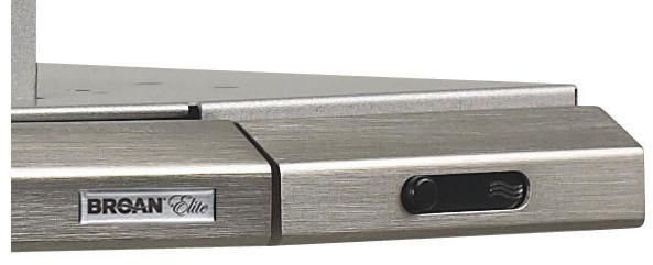 Broan® Elite 15000 Series Silhouette® 30" Stainless Brushed Aluminum Slide Out Under Cabinet Range Hood-1