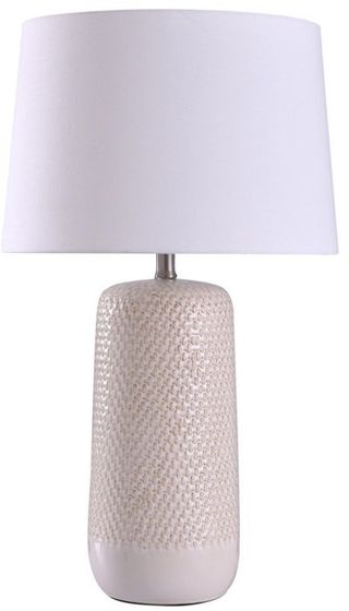 Stylecraft Patley Beige Ceramic Body Table Lamp