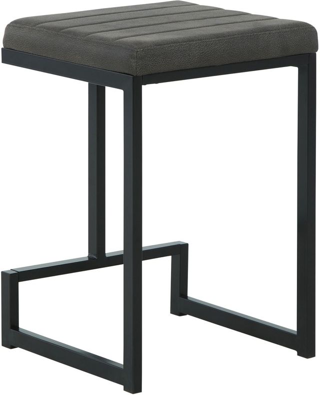Signature Design by Ashley® Strumford Gray/Black Counter Height Stool 1