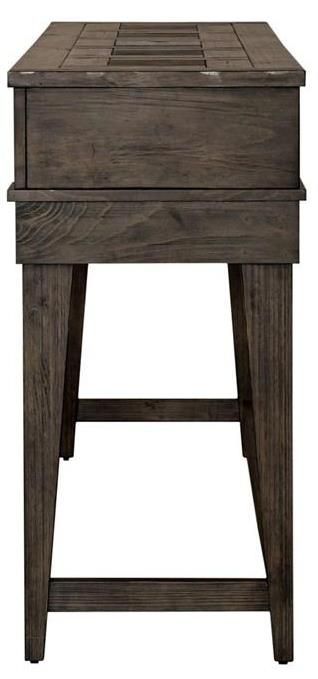 Liberty Furniture Arrowcreek Weathered Stone Console Bar Table 2