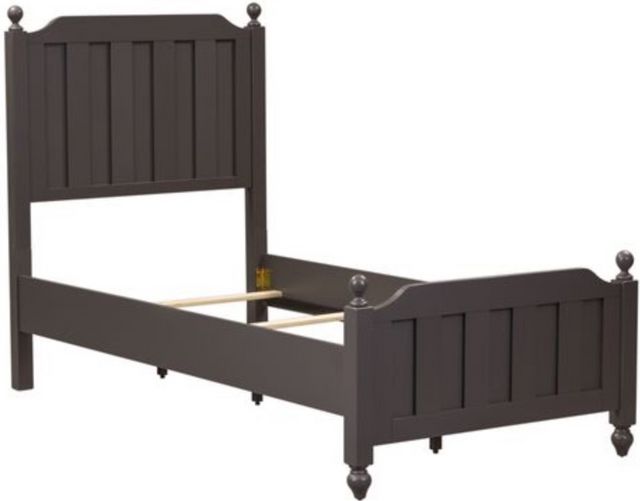Liberty Cottage View Dark Gray Youth Twin Panel Bed-1