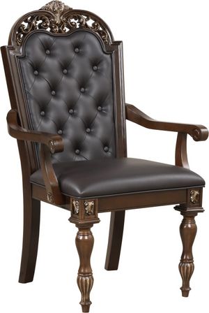 New Classic® Home Furnishings Maximus Cherry Dining Arm Chair