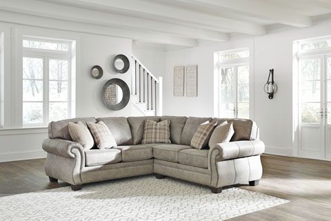 Signature Design by Ashley® Olsberg 2-Piece Steel Sectional Sofa 1