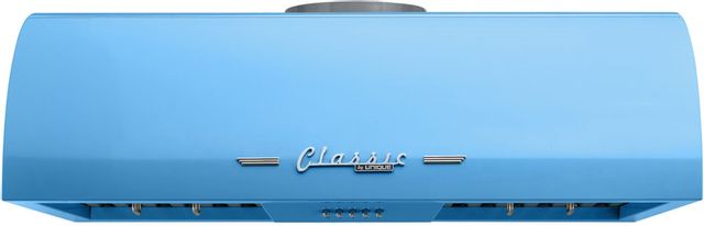 Unique® Appliances Classic Retro 30" Robin Egg Blue Under Cabinet Range Hood 0